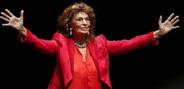 Sophia Loren é homenageada em sessão do festival Lumière, em Lyon, na França - Robert Pratta/Reuters