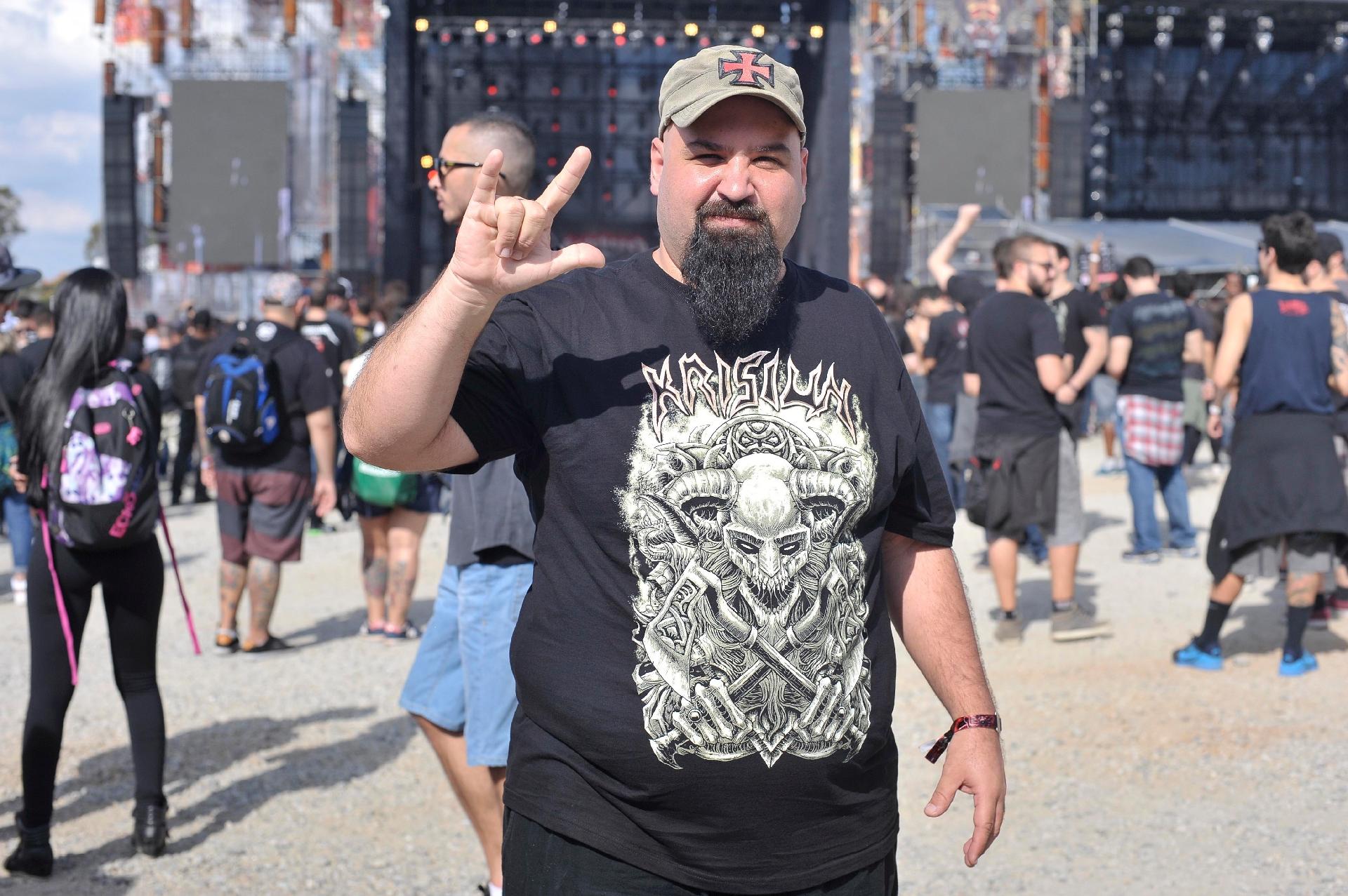 Metaleiros no festival Maximus, em São Paulo - Reinaldo Canato/UOL