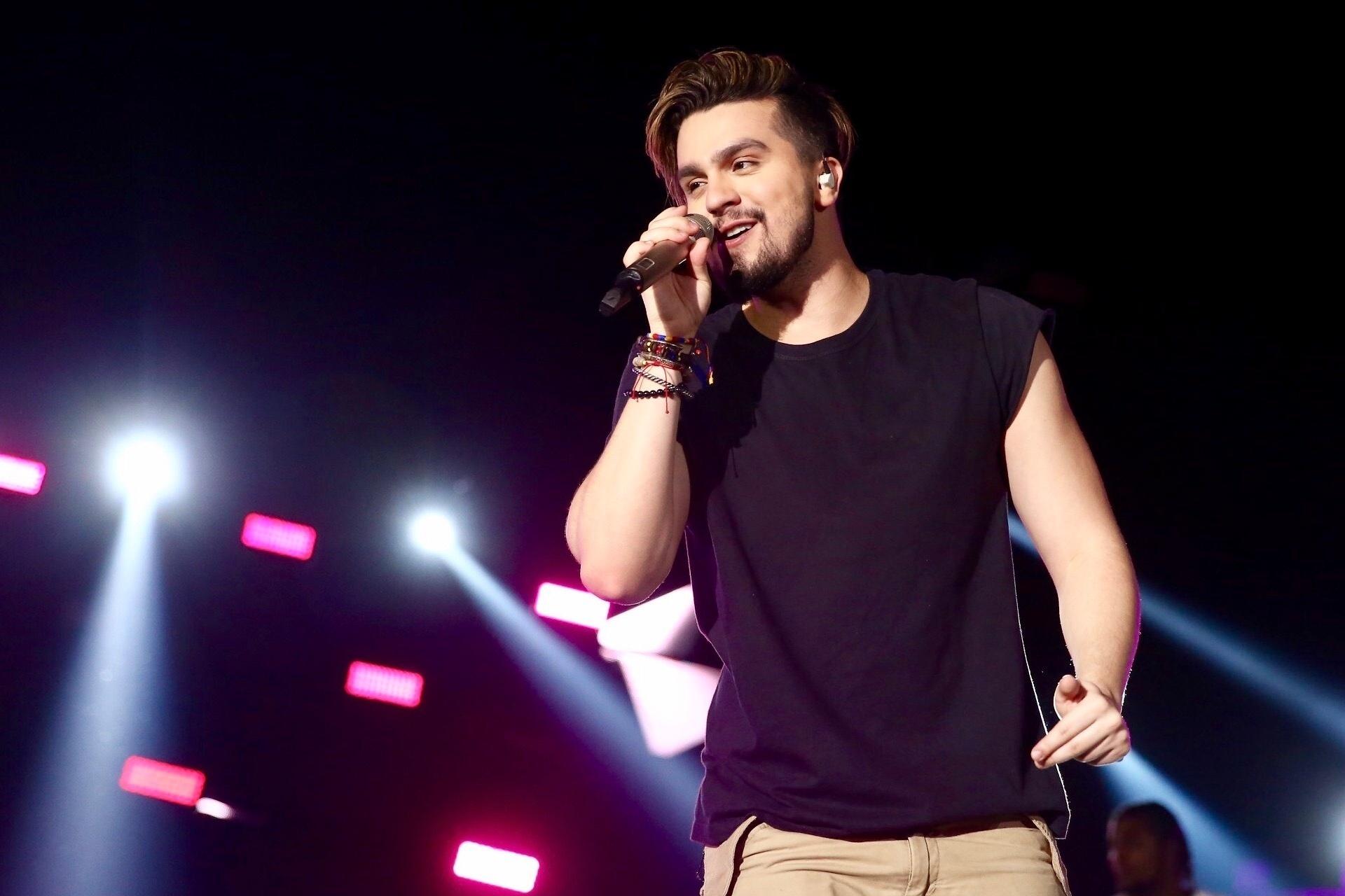 Luan Santana na gravação do DVD do Harmonia do Samba em Brasília - Manuela Scarpa/Brazil News