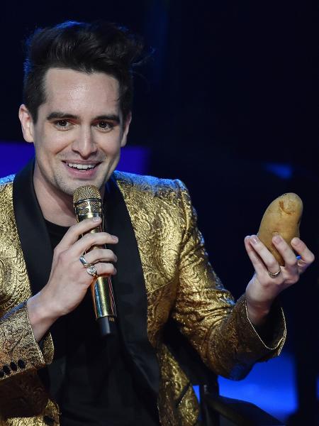 Brendon Urie, líder do Panic! at the Disco - Robyn Beck/AFP