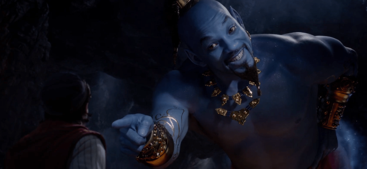 Will Smith como o Gênio em "Aladdin" - Reprodução/Youtube