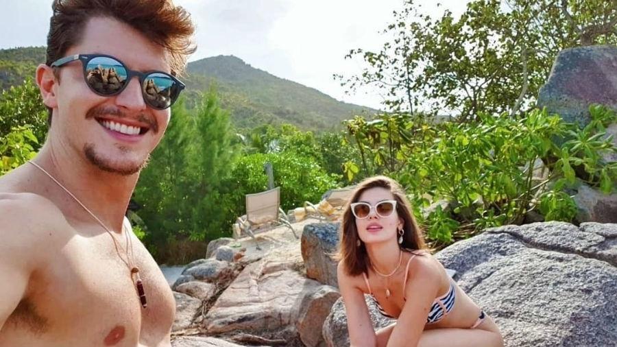 Klebber Toledo e Camila Queiroz em Seychelles, na África - Reprodução/Instagram