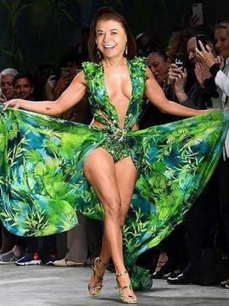 David Brazil coloca seu rosto no corpo da Jennifer Lopez - Reprodução/Instagram
