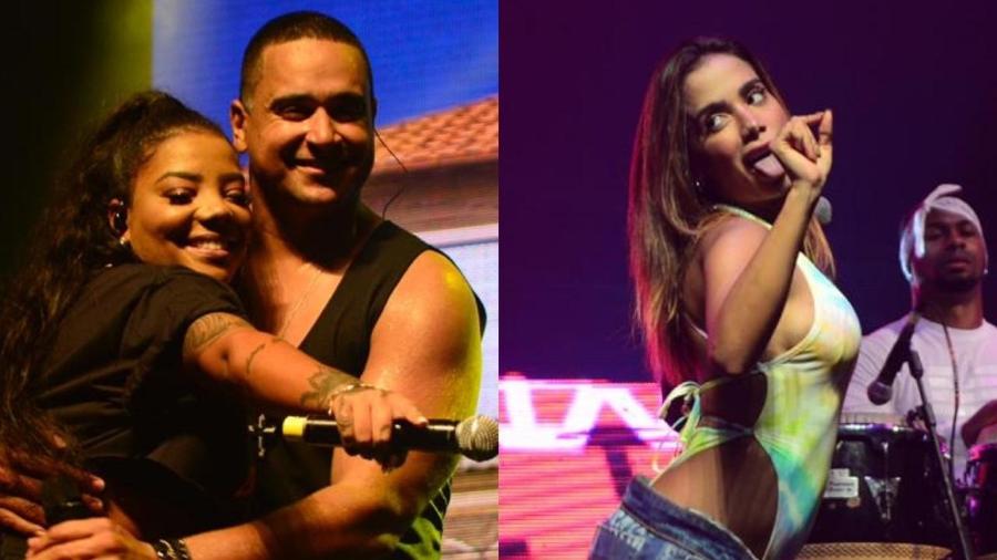 Ludmilla e Anitta participaram de show do Harmonia do Samba como convidadas de Xanddy - Divulgação/ @leletavaresphoto