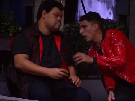 Resultado de imagem para manu e prior conversam festa bbb 20
