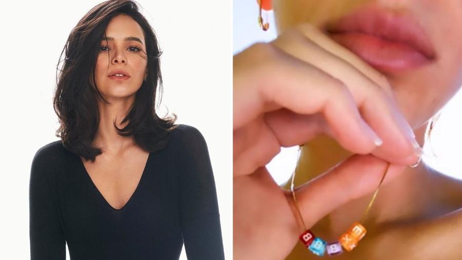 Bruna Marquezine e seu colar: pronta para a final do BBB 20 - Reprodução/Instagram