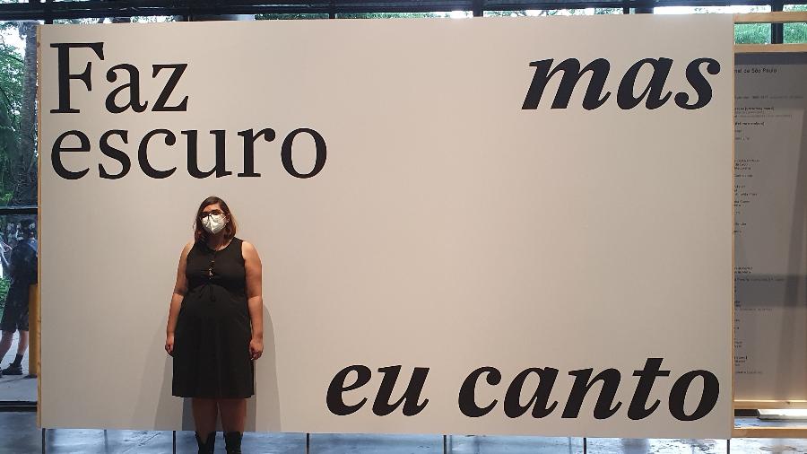 A colunista Mari Rodrigues na 34ª Bienal de São Paulo - Arquivo Pessoal