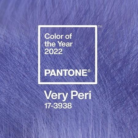 "Very Peri", o violeta-avermelhado anunciado pela Pantone como a cor de 2022 - Divulgação/Pantone