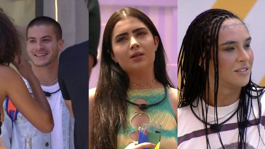 BBB 22: Arthur Aguiar, Jade Picon e Linn da Quebrada entram na casa - Reprodução/Globoplay