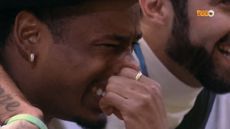 BBB 22: Paulo André chora no almoço do anjo - Reprodução/Globoplay - Reprodução/Globoplay