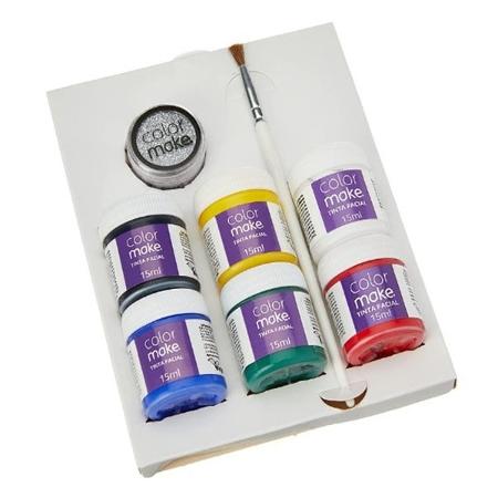 Kit de Pintura Facial, da Color Make - DIvulgação - DIvulgação
