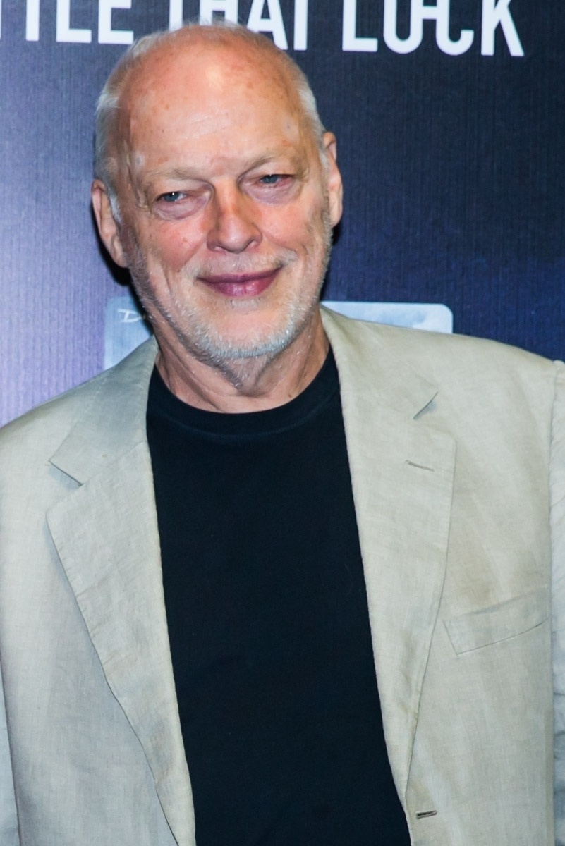 10.dez.2015 - Ex-guitarrista e vocalista da lendária banda Pink Floyd, David Gilmour conversa com jornalistas no Allianz Parque, em São Paulo, onde fará dois shows da turnê "Rattle that Lock" - Manuela Scarpa/Brazil News