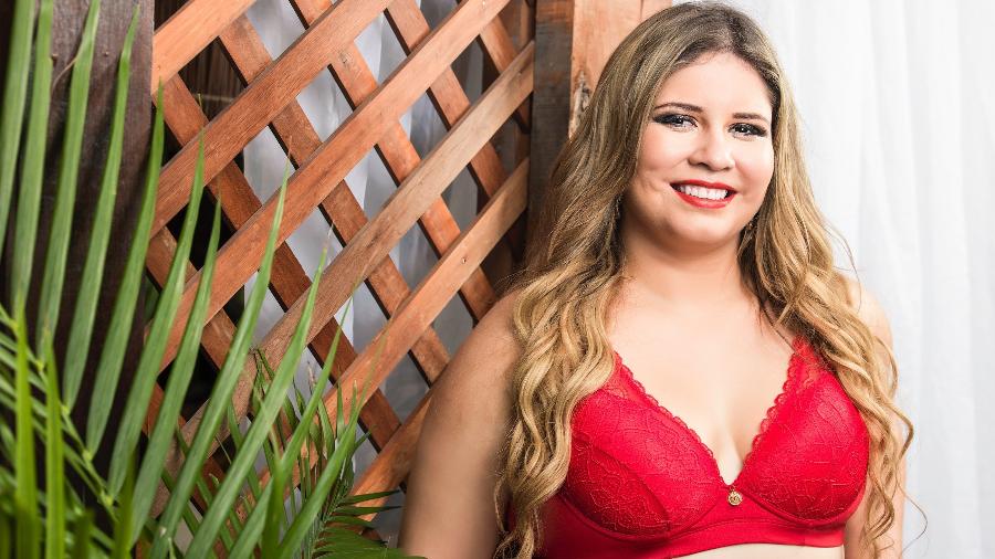 Marília é a nova musa da marca de lingerie Nayane Rodrigues - Divulgação