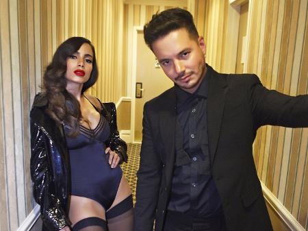 Anitta e o parceiro musical J Balvin - Divulgação