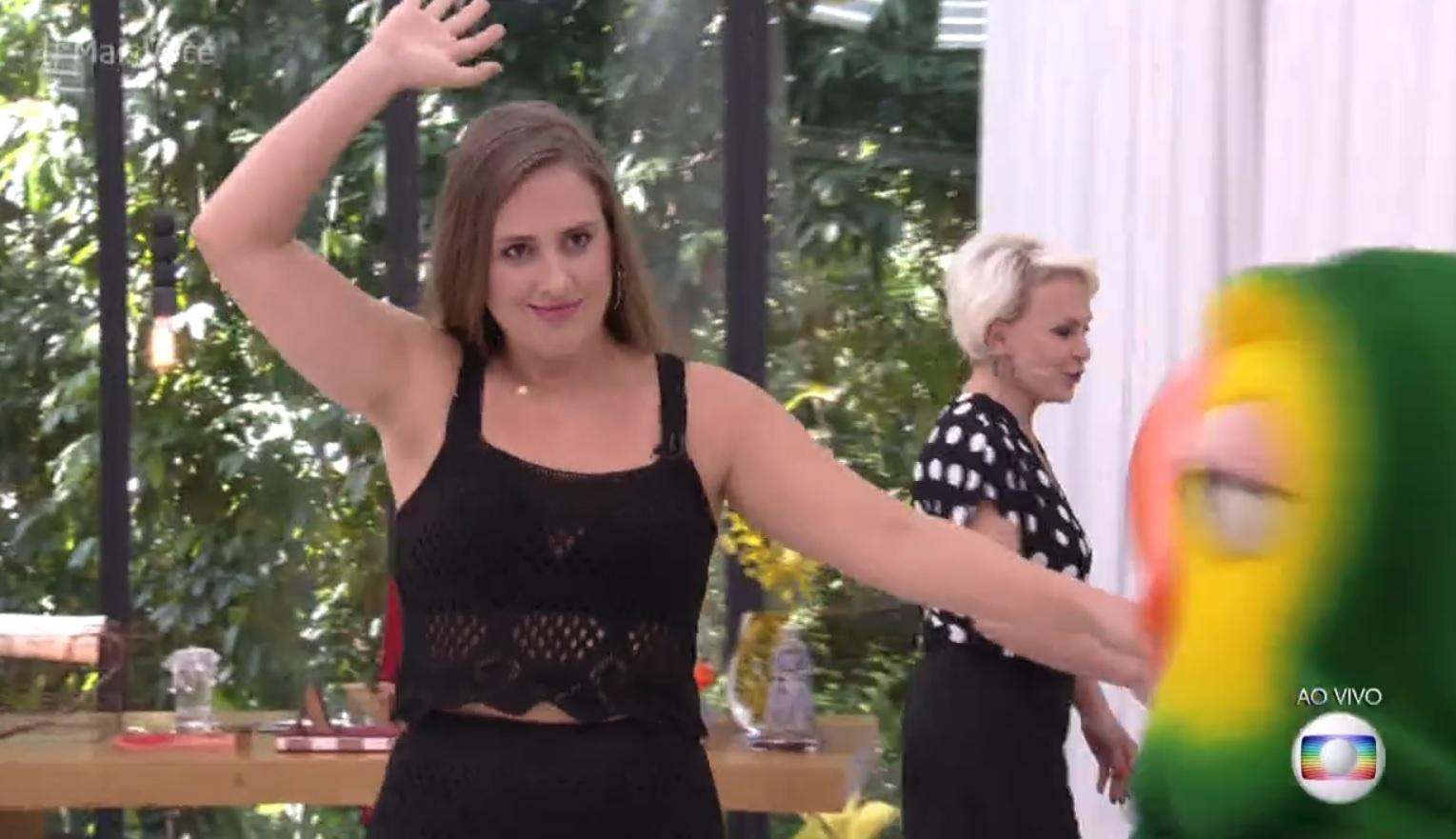 Patrícia no "Mais Você" - Reprodução/Globo