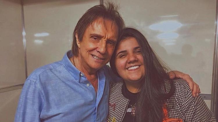 Roberto Carlos e Yasmin Santos - Reprodução/Instagram/@oficialyasminsantos - Reprodução/Instagram/@oficialyasminsantos