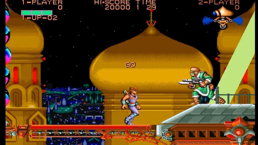 Strider foi lançado em 1989,  apresentando um ninja do futuro em um jogo de plataforma 2D - Reprodução