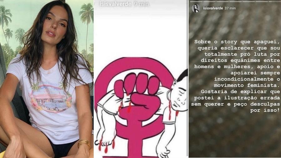 Isis Valverde fez post com símbolo do feminismo, apagou e se explicou - Reprodução/Instagram