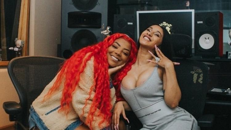 Ludmilla e Cardi B - Reprodução/Instagram @ludmilla - Reprodução/Instagram @ludmilla