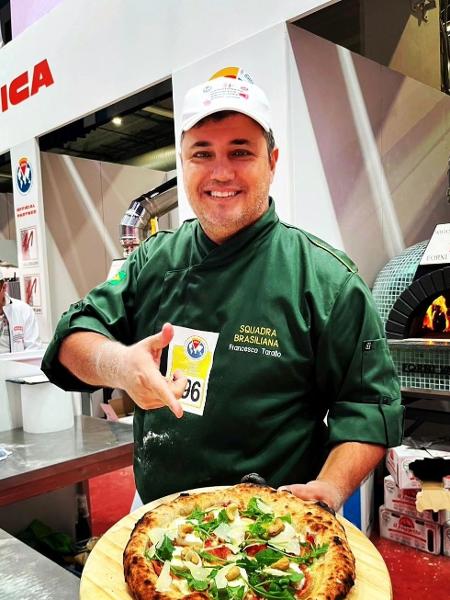Francesco Tarallo, da Cantina e Pizzaria Speranza, no Campeonato Mundial da Pizza