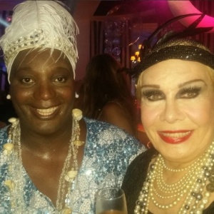 Guru Anderson com Rogéria - Reprodução /Instagram /guruanderson - Reprodução /Instagram /guruanderson