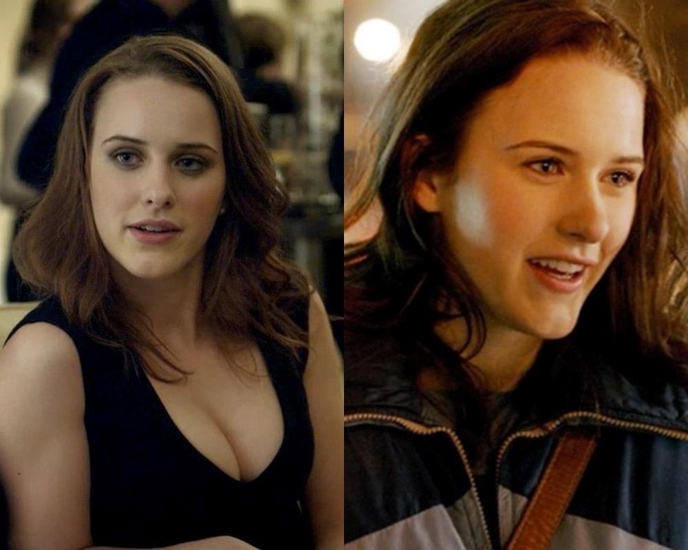 Rachel Brosnahan em "House of Cards" e "Orange Is the New Black" - Reprodução e Montagem UOL