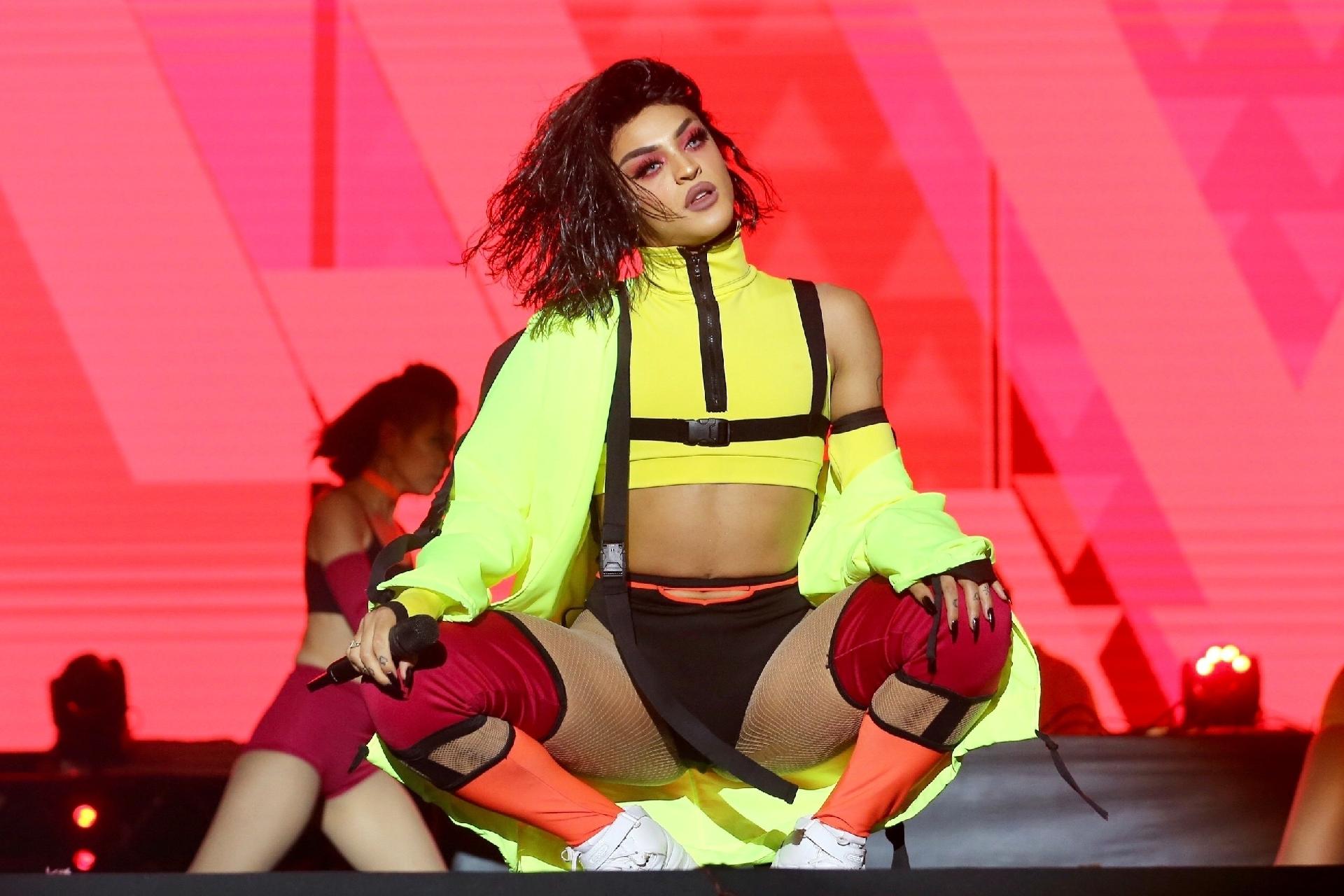 Pabllo Vittar dança durante seu show no Milkshake Festival, na Arena Anhembi - Manuela Scarpa/Brazil News