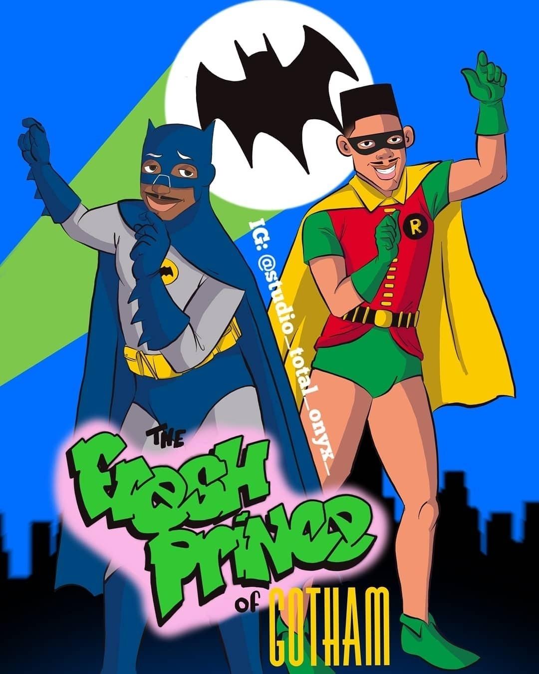 Batman e Robin - Tyron Handy/Reprodução Instagram