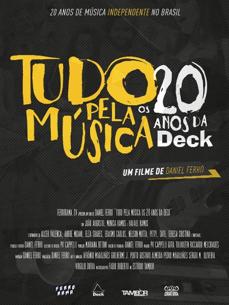 Cartaz de Tudo Pela Música - Divulgação - Divulgação