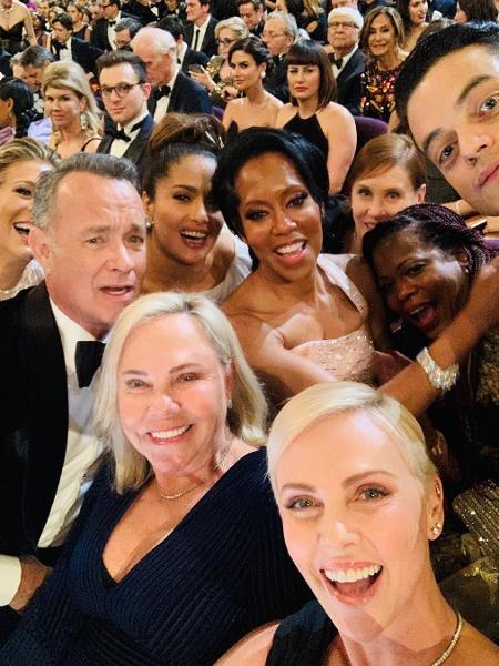 Selfie postada por Charlize Theron em seu Instagram - Reprodução/Instagram