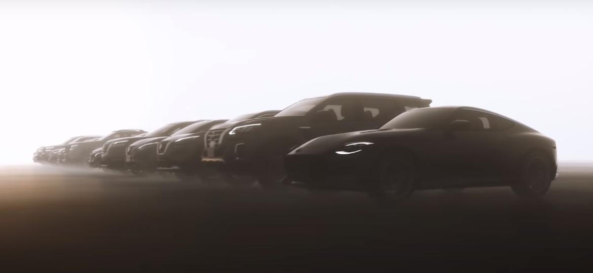 Teaser mostra 12 lançamentos que a Nissan realizará até 2022 - Divulgação