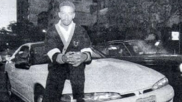 Dener Mitsubishi Eclipse 1992 placa DNR 0010 - Reprodução - Reprodução