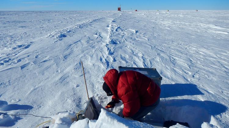 Francisco Eliseu Aquino trabalha em base científica instalada na Antártica - Arquivo pessoal - Arquivo pessoal