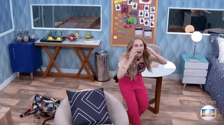 BBB 21: Carla Diaz chora e grita no quarto secreto - Reprodução/Globoplay - Reprodução/Globoplay