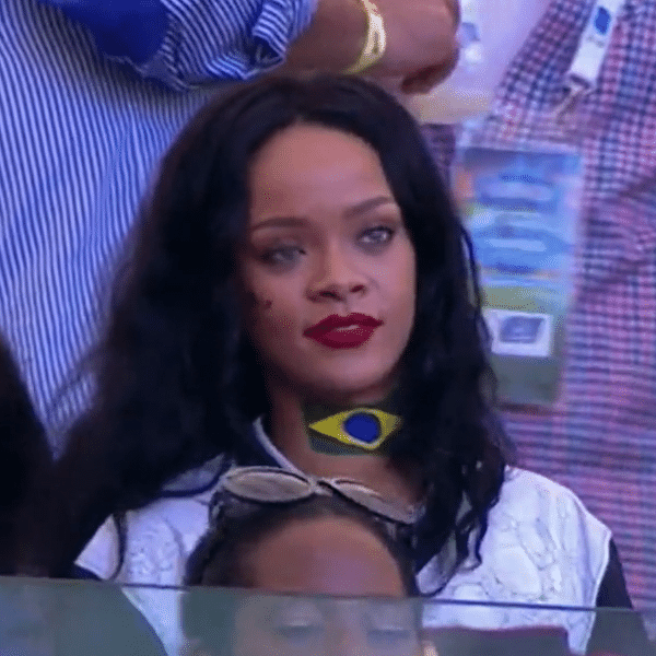 Vídeo de Rihanna na Copa de 2014 foi compartilhado como se fosse a sósia Priscila Beatrice