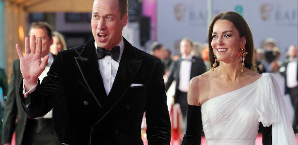 Kate Middleton e o príncipe William no Bafta