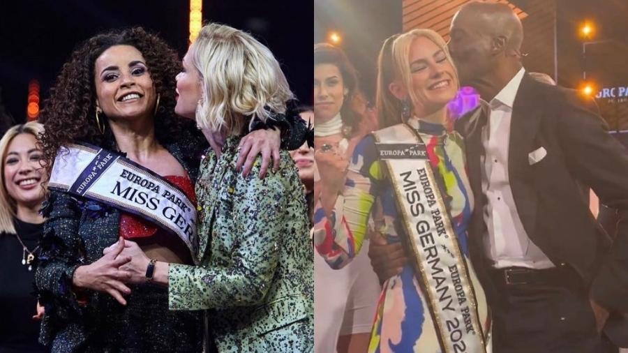 Domitila Barros foi eleita Miss Alemanha 2022 em fevereiro do ano passado; neste sábado (4) foi eleita a nova Miss Alemanha, Kira Geiss - Reprodução/ Instagram @missgermany_official