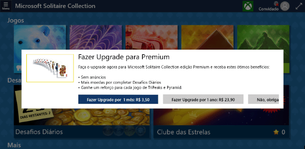 Após torneio, Microsoft lançará desafios de Paciência a usuários