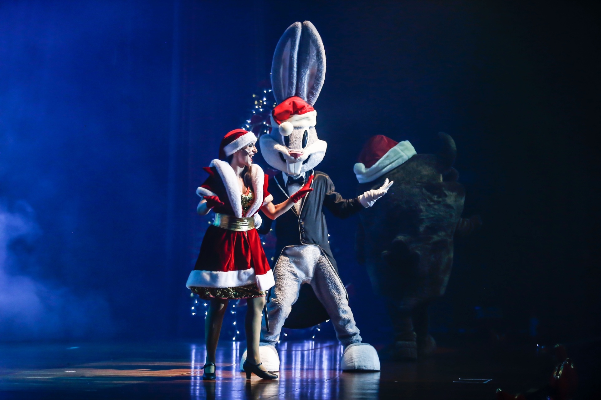 Pernalonga, Patolino, Piu-Piu, Frajola, Taz e Marvin fazem apresentações para os visitantes durante o dia. - Divulgação