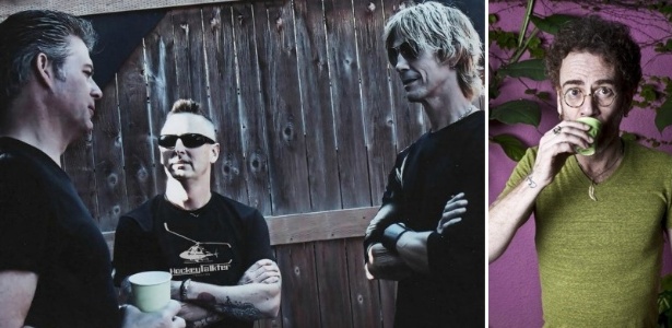 Barrett Martin (Mad Season/Screaming Trees), Mike McCready (Pearl Jam/Mad Season) e Duff McKagan (Guns N"Roses) convidaram Nando Reis para colaborar com a nova banda, Levee Walkers - Divulgação/UOL