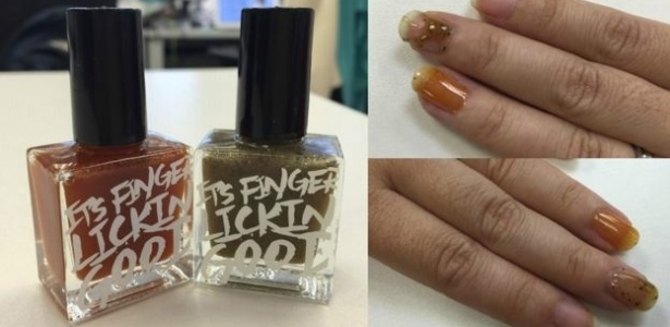 Teste dos esmaltes com sabor de frango do KFC - BBC - BBC