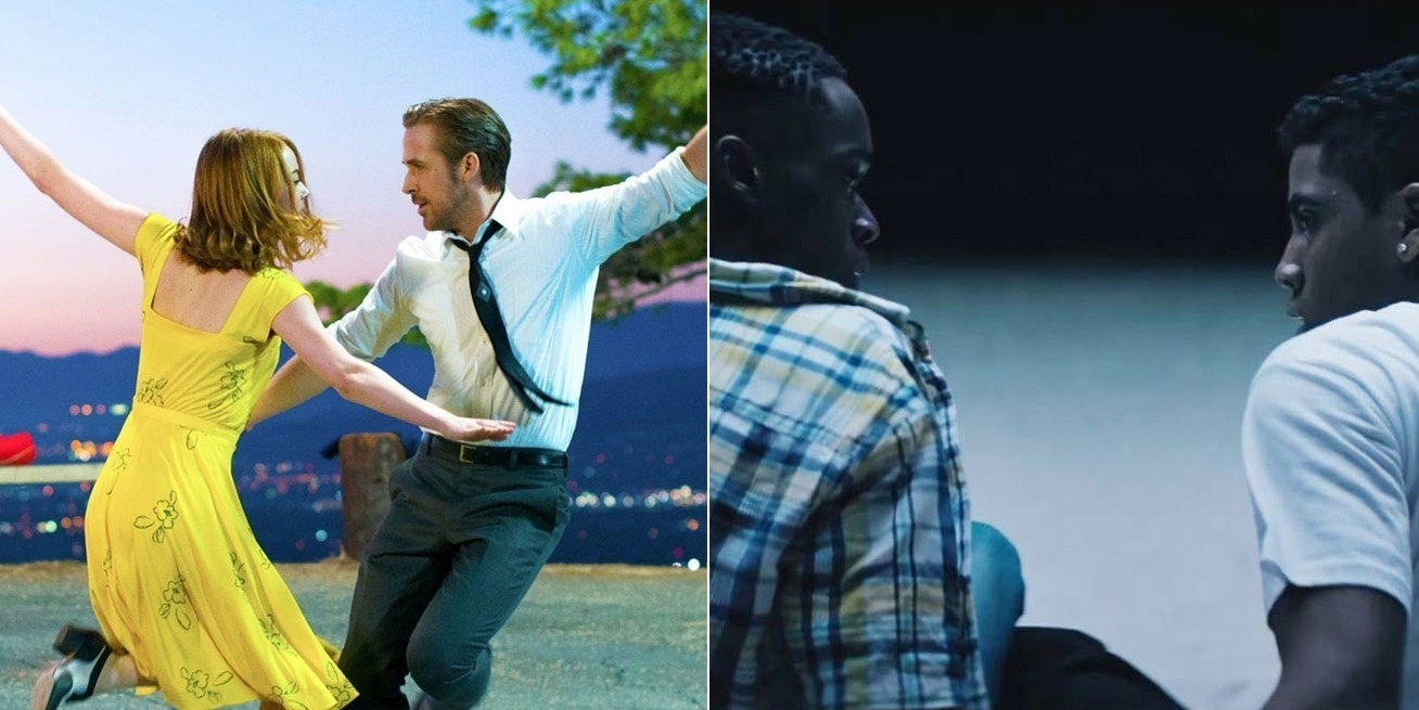 O musical "La La Land - Cantando Estações" e o drama gay "Moonlight" lideram a disputa ao Globo de Ouro 2017 com 7 e 6 indicações, respectivamente - Divulgação