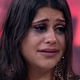 Ana Paula borra a maquiagem de tanto chorar após ser eliminada com 89,85% dos votos - Reprodução/Globo