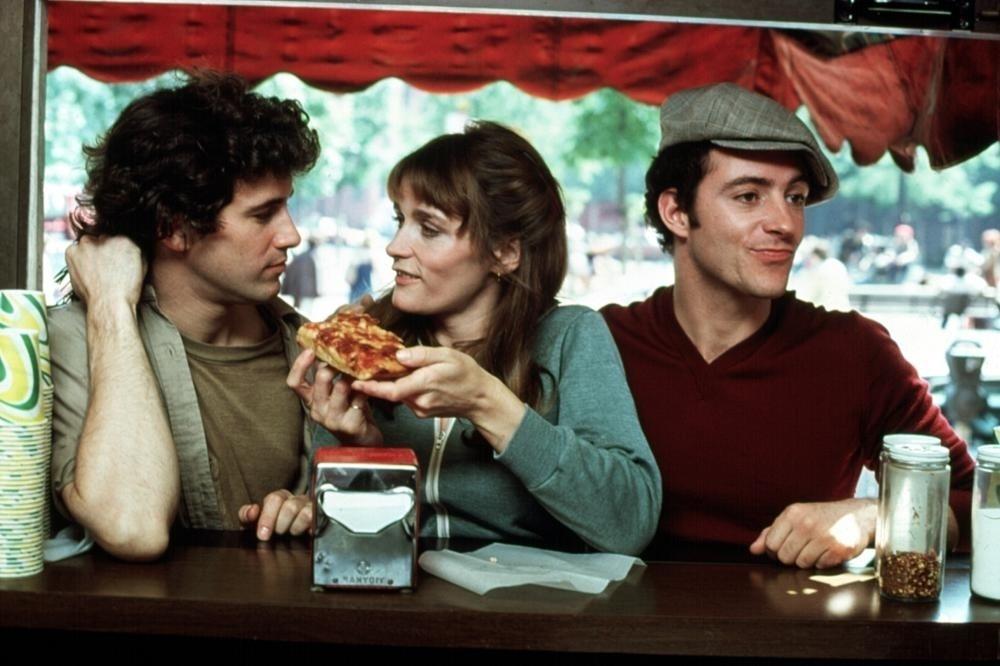 Ao lado de Michael Ontkean e Ray Sharkey em "Willie & Phil" (1980) - Reprodução