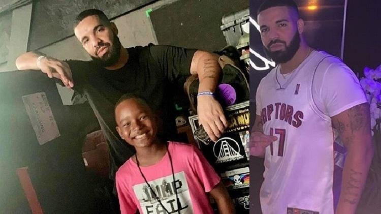 Drake com sua tatuagem inspirada nos Beatles - Reprodução/Instagram - Reprodução/Instagram
