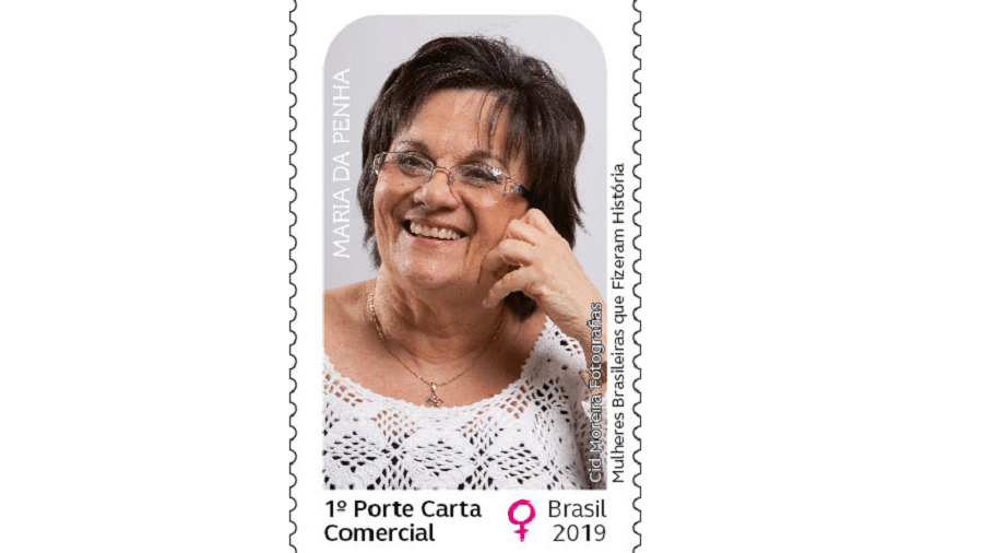 Correios homenageiam Maria da Penha com selo especial - Cid Moreira/Divulgação