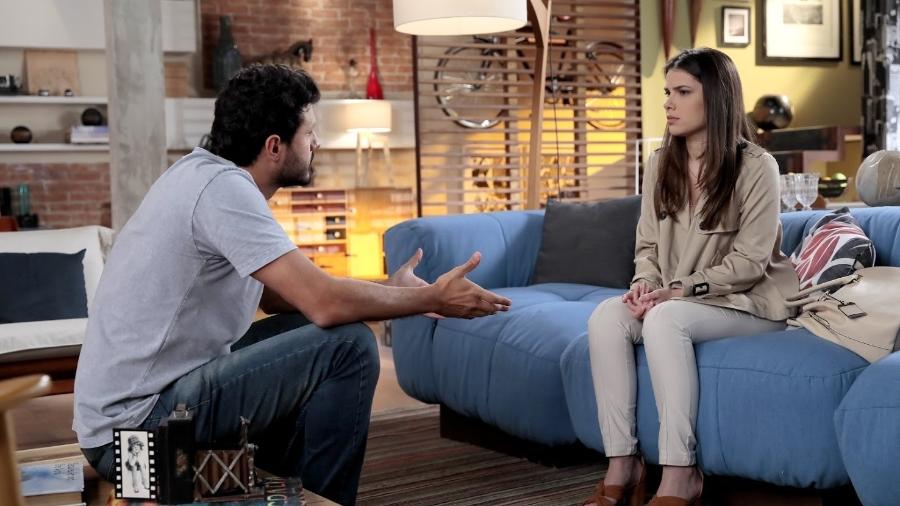 Marcelo diz para Luisa que Sara pode ter um modo invisível - Lourival Ribeiro/ SBT