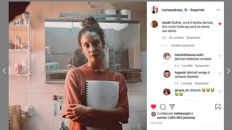 Maria Pedraza - Reprodução/Instagram - Reprodução/Instagram