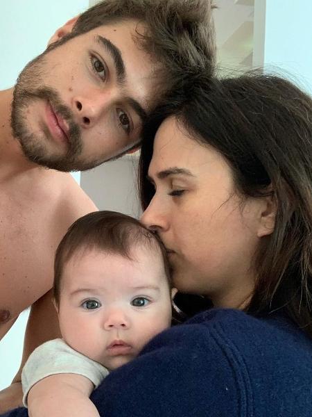 Rafael Vitti, Tatá Werneck e Clara Maria; atriz pensa em ter outro filho - Reprodução / Instagram