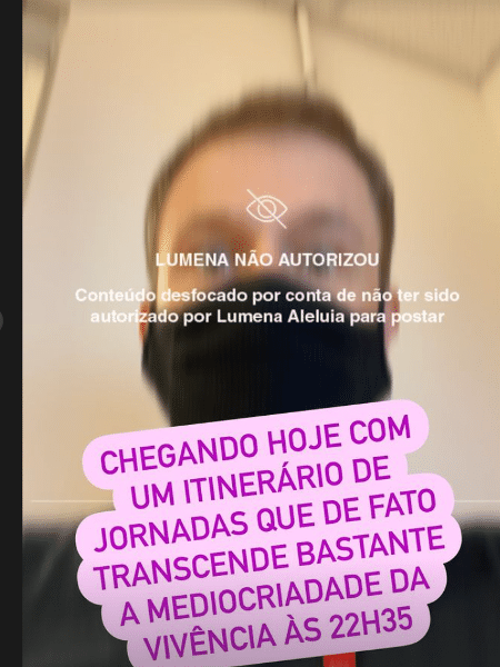BBB 21: Tiago Leifert faz chacota com declaração de Lumena - Reprodução/Instagram - Reprodução/Instagram